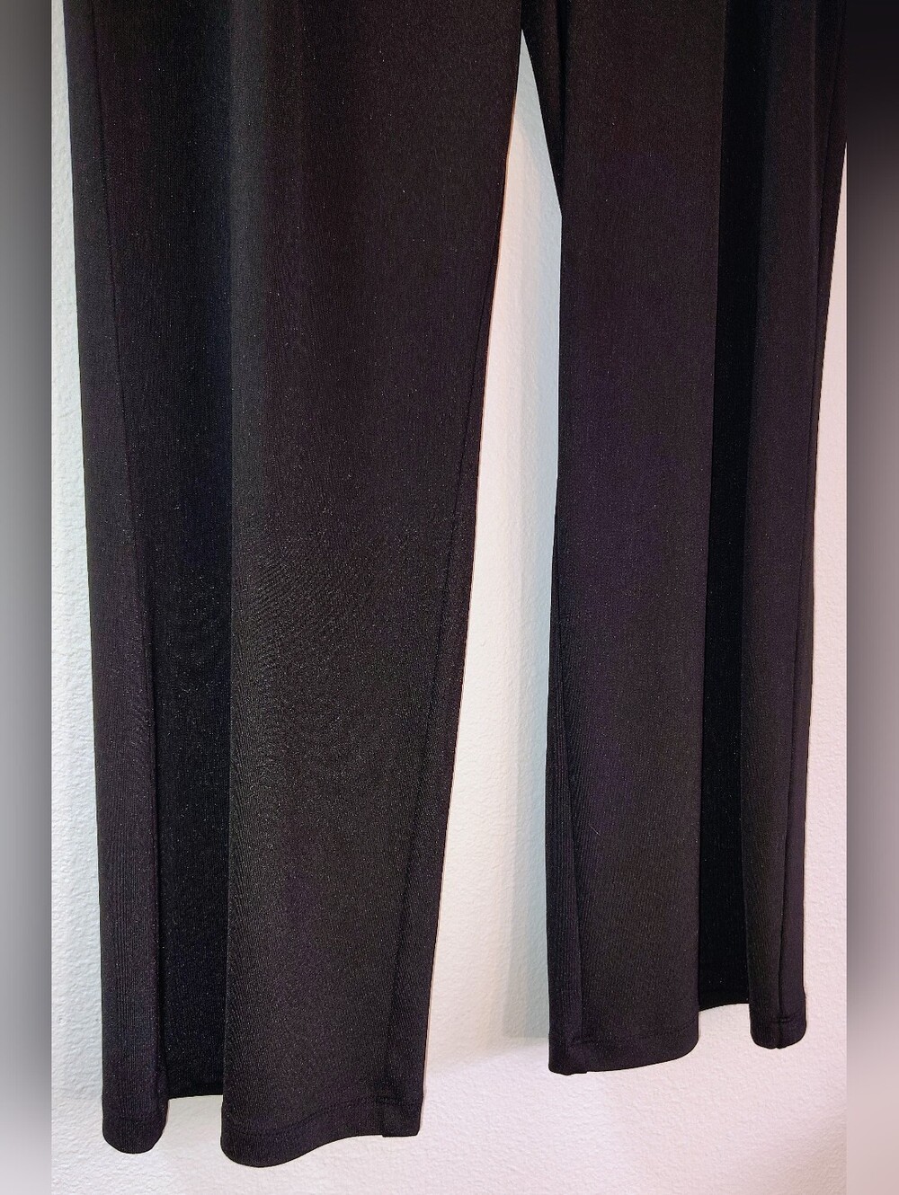 Anne Klein Stretch Black Wide-leg Pants Size Large - Picture 5 of 9